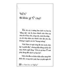 Hẹn hò kiểu "Kén"