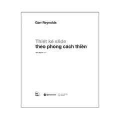 Presentation zen-Thiết kế slide theo phong cách thiền