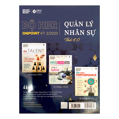 HBR ON -  Cá nhân hiệu suất, tổ chức hiệu quả
