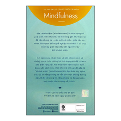 Mindfulness - Sống tỉnh thức và thực hành chánh niệm