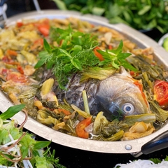 Cá chép om dưa