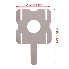 500g Kẽm Vuông 2P Hàn Cell Pin 18650 Dày 0.2mm Rộng 27mm Mạ Niken Mã ZY-L-016 - Vĩ Gia Shop