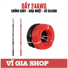 Dây Điện AWG Silicon Chịu Nhiệt Chống Cháy 16AWG 18AWG 24AWG - Vĩ Gia Shop