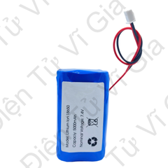 Pin sạc 7.4V 5000mAh 2S 10A Jack XH 2.54mm Cao Cấp - Vĩ Gia Shop