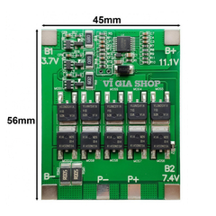 Mạch 3S 12V 30A BW Sạc Cân Bằng Và Bảo Vệ Pin Li-ion 3.7V Vĩ Gia Shop