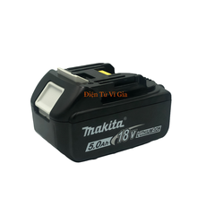 Pin Makita 18V 5Ah Nhận Sạc Zin Chính Hãng - Pin Đóng Dòng Xả Cao 50A Mạch To