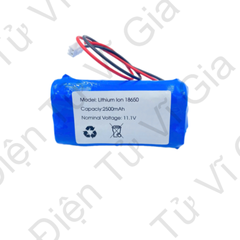 Pin Sạc 12V 2500mAh 3S Mạch Bảo Vệ 20A Jack XH 2.54mm - Vĩ Gia Shop