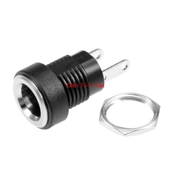 Jack Cái DC-022B Chuẩn 5.5mm x 2.1mm Kèm Đai Ốc Cao Cấp - Vĩ Gia Shop