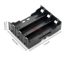 Đế Khay Pin 18650 Chân Hàn Board Mạch PCB Loại 1 Cell / 2 Cell / 3 Cell / 4 Cell Nhựa ABS Cao Cấp Đầu Cực Mạ Niken - Vĩ Gia Shop