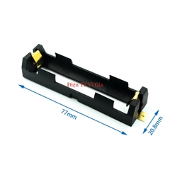 Đế Khay Pin 18650 Chân Đồng Hàn Dán Bề Mặt SMD SMT Loại 1 Cell / 2 Cell / 3 Cell / 4 Cell Nhựa ABS Cao Cấp - Vĩ Gia Shop