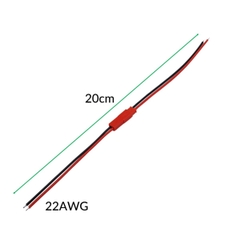 Cặp Jack Nối JST 2P Đực - Cái Dây 22AWG (20cm / 30cm) - VĨ GIA SHOP