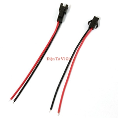 Jack Nối SM 2.54mm 2P Đực Cái Dây 22AWG (15cm) - Vĩ Gia Shop