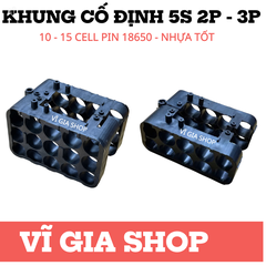 Khung Nhựa Cố Định Pin Makita 10 - 15 Cell 18650 Nhựa ABS - Vĩ Gia Shop