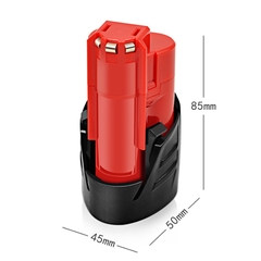 Pin Đóng Milwaukee M12 12V 2.5Ah Chất Lượng Tại Vĩ Gia Shop