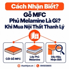 Gỗ MFC Phủ Melamine Là Gì? Có Phù Hợp Làm Bàn Tủ Văn Phòng?