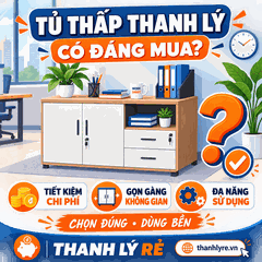 Tủ Thấp Thanh Lý Có Đáng Mua? Cách Chọn Đẹp, Chắc Và Tiết Kiệm