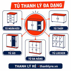 Tủ Thanh Lý Đa Dạng Mẫu Mã – Đa Năng, Tiện Lợi, Chất Lượng