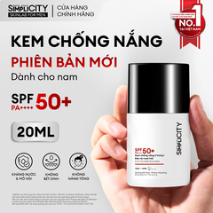 Kem chống nắng 3 trong 1 bảo vệ vượt trội Invisible Sunscreen 20ml SPF 50+ PA++++