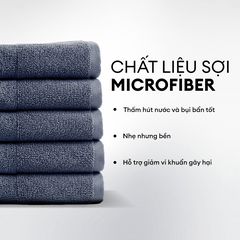 Khăn lau mặt, khăn tắm cao cấp Microfiber 35cm x 75cm