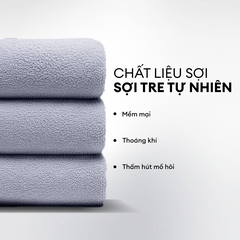 Khăn tắm sợi tre cao cấp 60x120cm Men Stay Simplicity