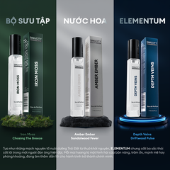 Nước hoa cao cấp Men Stay Simplicity Amber Ember/Iron Moss/Depth Veins Eau De Parfum 9ml