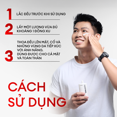 [HSD 9/2027] Kem chống nắng Men Stay Simplicity 3-in-1 Invisible Sunscreen 80ml (2025)