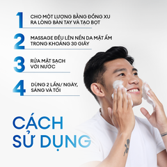 Combo 2 tuýp Sữa rửa mặt sạch dầu nhờn, ngừa mụn