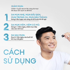 Serum Calm giảm mụn kiềm dầu BHA + Phức hợp thảo mộc 30ml