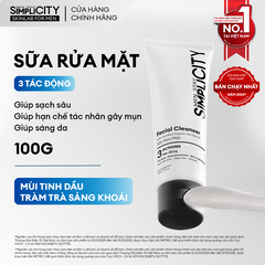 Sữa rửa mặt sạch dầu nhờn & ngừa mụn 100G