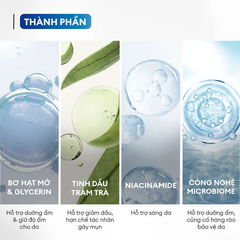 Combo chăm sóc da làm sạch bảo vệ toàn diện Starter Duo: Sữa rửa mặt x Kem dưỡng ẩm