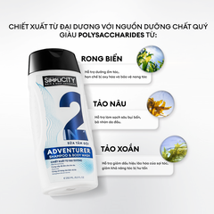 Sữa tắm gội 2 in 1 giúp tóc mềm mượt, chắc khỏe 250ml