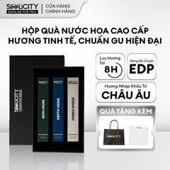 Set quà tặng ELEMENTUM, nước hoa nam cao cấp Elementum collection