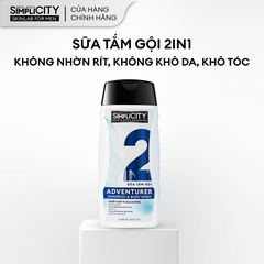 Sữa tắm gội 2 in 1 giúp tóc mềm mượt, chắc khỏe 250ml