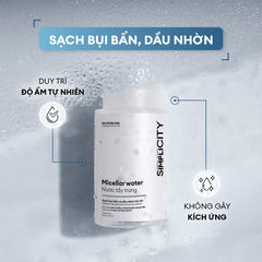 Nước tẩy trang Micellar water sạch bụi bẩn và dầu nhờn tức thì 200ml