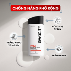 [HSD 9/2027] Kem chống nắng Men Stay Simplicity 3-in-1 Invisible Sunscreen 80ml (2025)