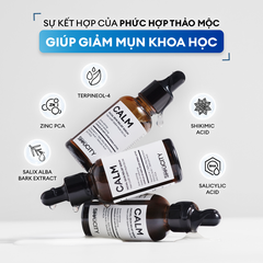 Combo Acne Duo giảm mụn sưng viêm: Sữa rửa mặt 100g và Serum Calm 30ml