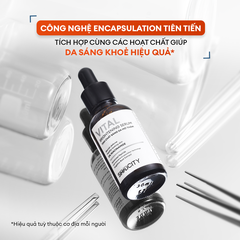 Combo Brightening Duo dưỡng trắng mờ thâm tiết kiệm: Sữa rửa mặt 100g & Serum Vital 30ml