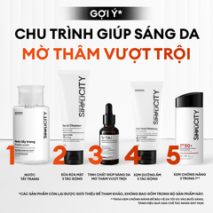 Serum Vital dưỡng trắng mờ thâm phức hợp Peptide + 5% Niacinamide 30ml