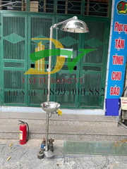 Bồn rửa mắt và tắm khẩn cấp chân đạp