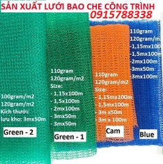 Lưới chắn bụi công trình