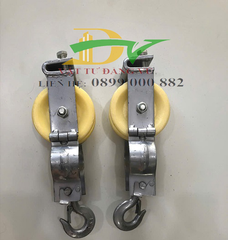 Puly nhựa kéo cáp 120x60mm