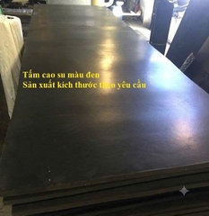 Thảm cao su chịu lực màu đen