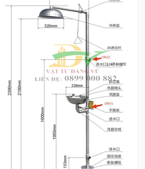 Bồn Rửa Mắt Và Tắm Khẩn Cấp