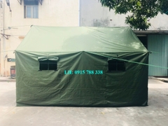 Nhà Bạt quân đội màu xanh rêu 15,5m2