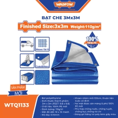 Bạt che 3mx3m-Wadfow-WTQ1133