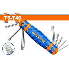 Bộ 8 chìa lục giác sao T9-T40-Wadfow WHK3281