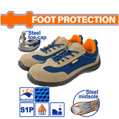 Giày bảo hộ da lộn mũi thép size 42-Wadfow WSB2542