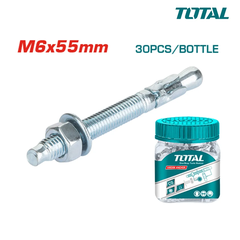 Bộ 50 neo hình nêm M6x55mm -TOTAL-WJWA0605511