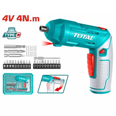 Máy siết vít dùng pin Lithium 4V -TOTAL-TSDLI04425