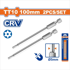 Bộ 2 Mũi vặn vít 1/4"-TT10-Wadfow WSV9KT10